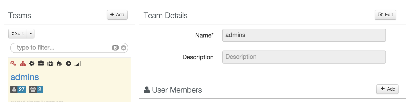 Admin team add user