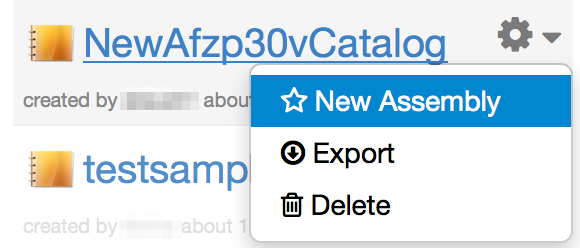 Export Catalog